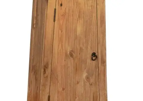 Set de baie, 5 piese, lemn masiv de pin - 5/5