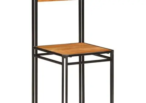 Scaune de bucătărie, 6 buc., lemn masiv de acacia - 2/5