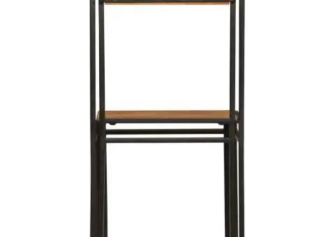 Scaune de bucătărie, 6 buc., lemn masiv de acacia - 4/5