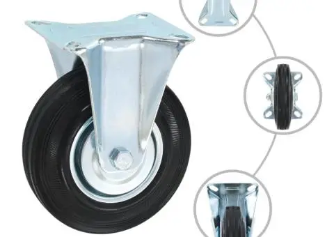 Roți fixe, 12 buc., 125 mm - 2/5