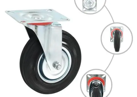 Roți pivotante, 8 buc., 125 mm - 2/5