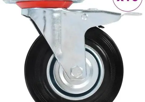 Roți pivotante, 16 buc., 125 mm - 1/5