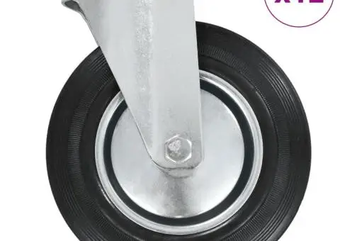 Roți pivotante, 12 buc., 200 mm - 1/5