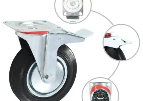 Roți pivotante, 32 buc., 200 mm - 2/5