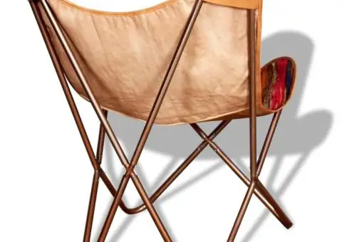 Scaune fluture, 2 buc., multicolor, țesătură Chindi - 4/5