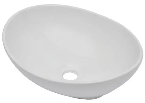 Set mobilier de baie, 2 piese, negru, ceramică - 5/5