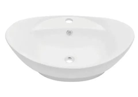 Set mobilier de baie, 2 piese, negru, ceramică - 3/5