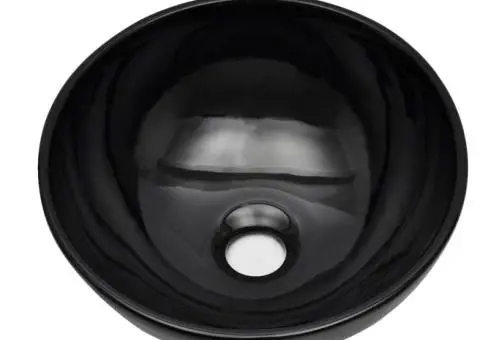 Set mobilier de baie, 2 piese, alb, ceramică - 3/5