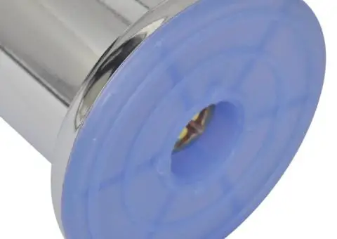 Picioare de canapea rotunde, 8 buc., 60 mm, crom - 4/4