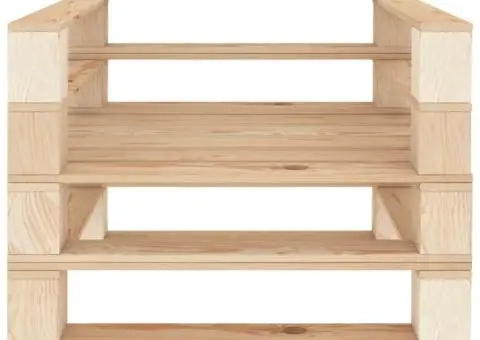 Set mobilier de grădină din paleți, 5 piese, lemn - 4/5