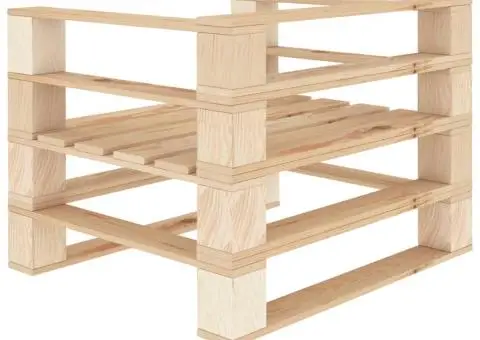 Set mobilier de grădină din paleți, 5 piese, lemn - 5/5