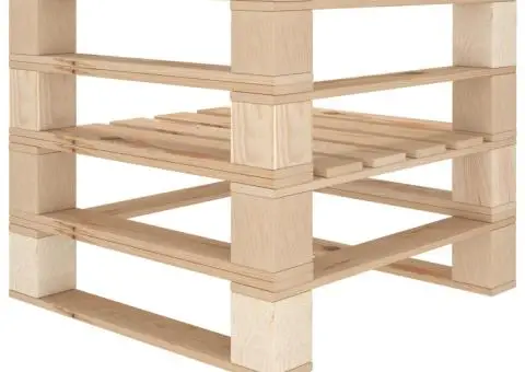 Set mobilier de grădină din paleți, 6 piese, lemn - 5/5