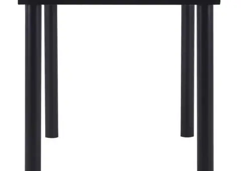 Set mobilier de bucătărie, 5 piese, gri, velur ecologic - 4/5