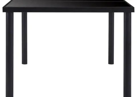 Set mobilier bucătărie, 9 piese, maro, piele întoarsă ecologică - 4/5