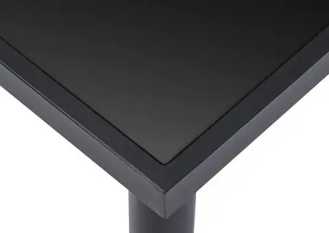 Set mobilier de bucătărie, 9 piese, gri, piele ecologică - 5/5