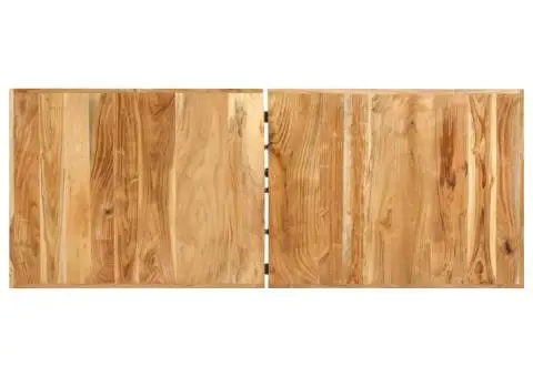 Set de bar, 9 piese, lemn masiv de acacia și lemn reciclat - 4/5