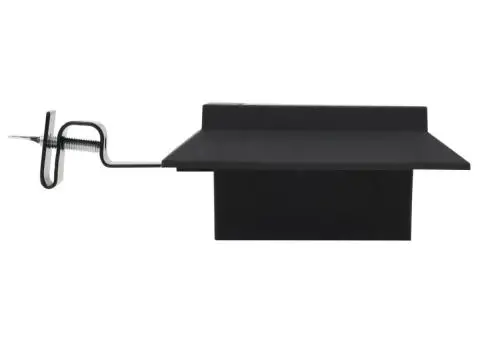 Lămpi solare de exterior cu LED, 6 buc, negru, 12 cm, pătrat - 4/5