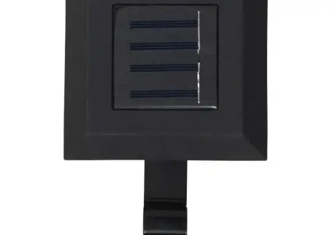 Lămpi solare de exterior cu LED, 6 buc, negru, 12 cm, pătrat - 5/5