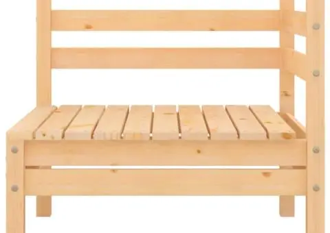 Set mobilier de grădină, 3 piese, lemn masiv de pin - 3/5