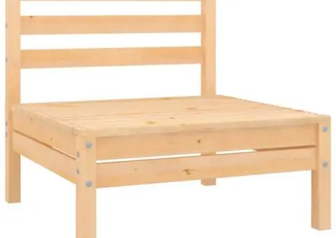 Set mobilier de grădină, 3 piese, lemn masiv de pin - 5/5