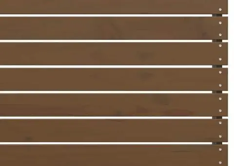 Set mobilier de grădină, 3 piese, maro miere, lemn masiv de pin - 5/5