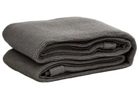 Covor pentru cort, antracit, 250x250 cm, HDPE - 2/5