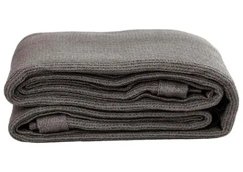 Covor pentru cort, antracit, 250x250 cm, HDPE - 3/5