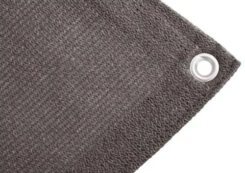 Covor pentru cort, antracit, 250x250 cm, HDPE - 4/5