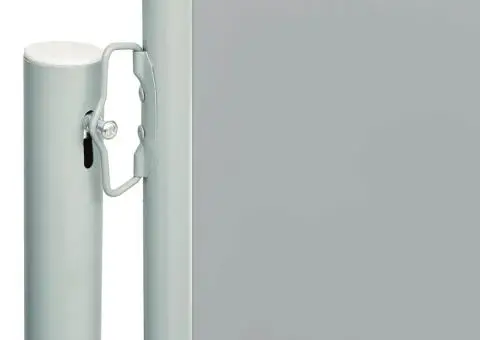 Copertină laterală retractabilă de terasă, gri, 180x600 cm - 3/5