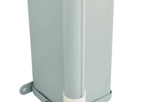 Copertină laterală retractabilă de terasă, gri, 180x600 cm - 5/5