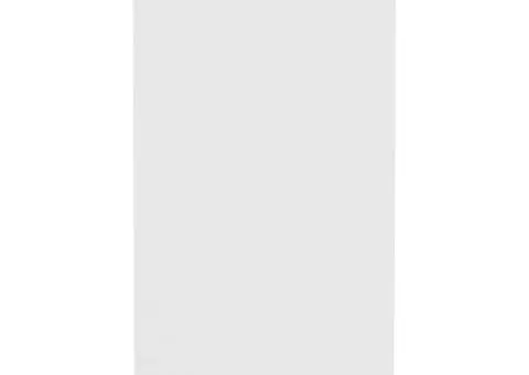 Masă laterală, alb, 50x26x50 cm, PAL - 5/5