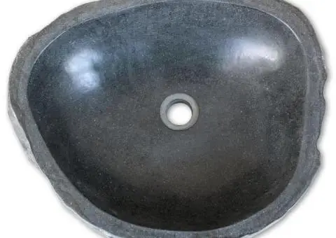 Chiuvetă din piatră de râu - 1/4