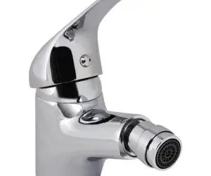 vidaXL Baterii bideu baie, 2buc., crom