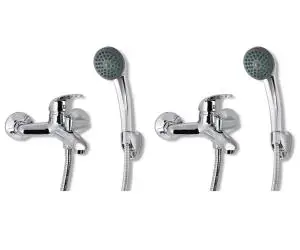 vidaXL Mixer pentru duș, 2 buc.