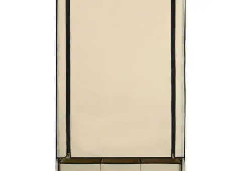 Șifonier, crem, 87 x 49 x 159 cm, material textil - 5/5