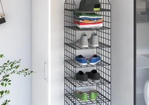 Organizator pentru dulap suspendat, cu 7 rafturi - 1/5