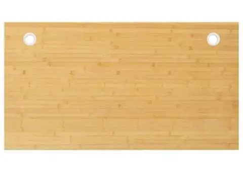 Blat de birou, 100x60x1,5 cm, bambus - 1/4