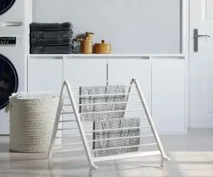 vidaXL Suport de uscare pentru cadă extensibil, 53-90 cm, aluminiu