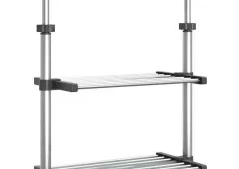 Raft de bucătărie 50x25x(50-70) cm, aluminiu - 2/5