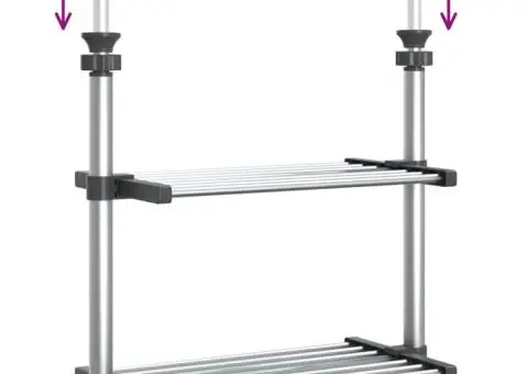 Raft de bucătărie 50x25x(50-70) cm, aluminiu - 5/5