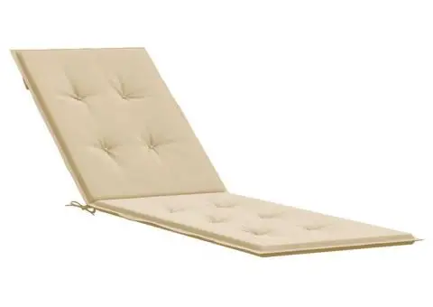 Pernă de șezlong, bej, (75+105)x 50x4 cm - 2/5