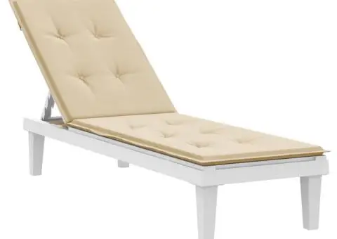 Pernă de șezlong, bej, (75+105)x 50x4 cm - 3/5