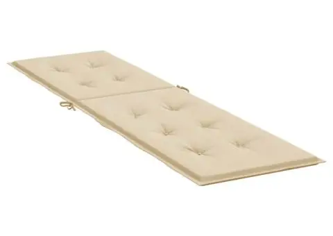 Pernă de șezlong, bej, (75+105)x 50x4 cm - 4/5