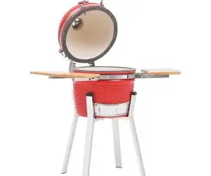 vidaXL Grătar cu afumătoare Kamado, 76 cm, ceramică
