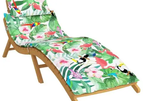 Pernă pentru șezlonguri, multicolor, material Oxford - 3/5