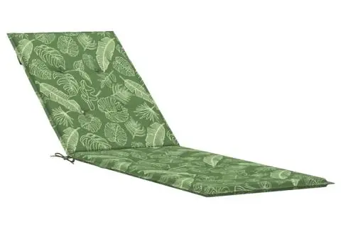 Pernă scaun de terasă, model frunze, textil Oxford - 2/5