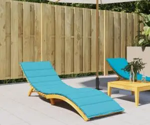 vidaXL Pernă pentru șezlong, turcoaz, material Oxford