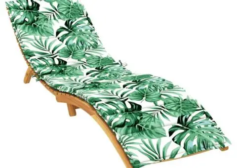 Pernă de șezlong, model frunze, textil Oxford - 3/5