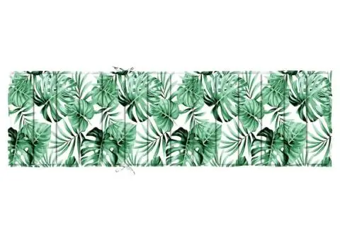 Pernă de șezlong, model frunze, textil Oxford - 5/5