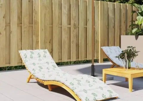 Pernă de șezlong, model frunze, textil Oxford - 1/5